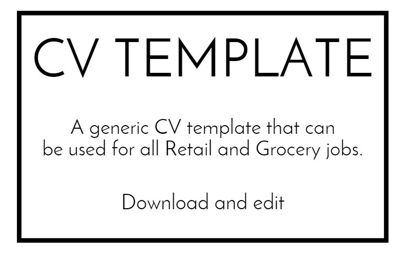 free sample cv template download